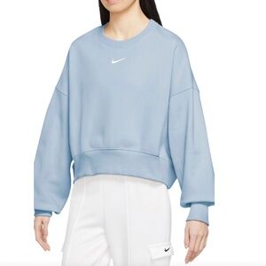 Nike Phoenix Sweatshirt in LIGHT ARMORY BLUE/ SAIL | Size M